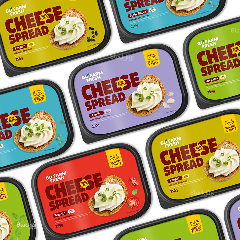 Cheese Spread Item Packaging Design